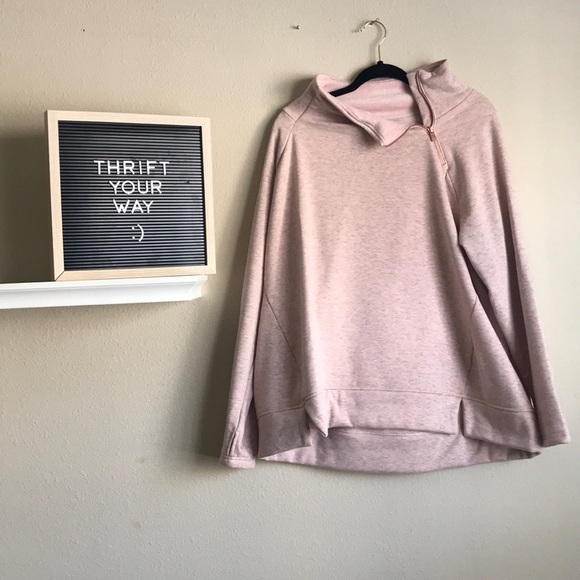 MTA Sport Sweaters - 🌷Light Pink quarter zip pullover